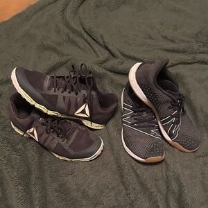 Reebok Black and Tan Training Sneakers